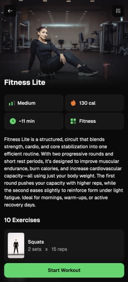 workout explanation